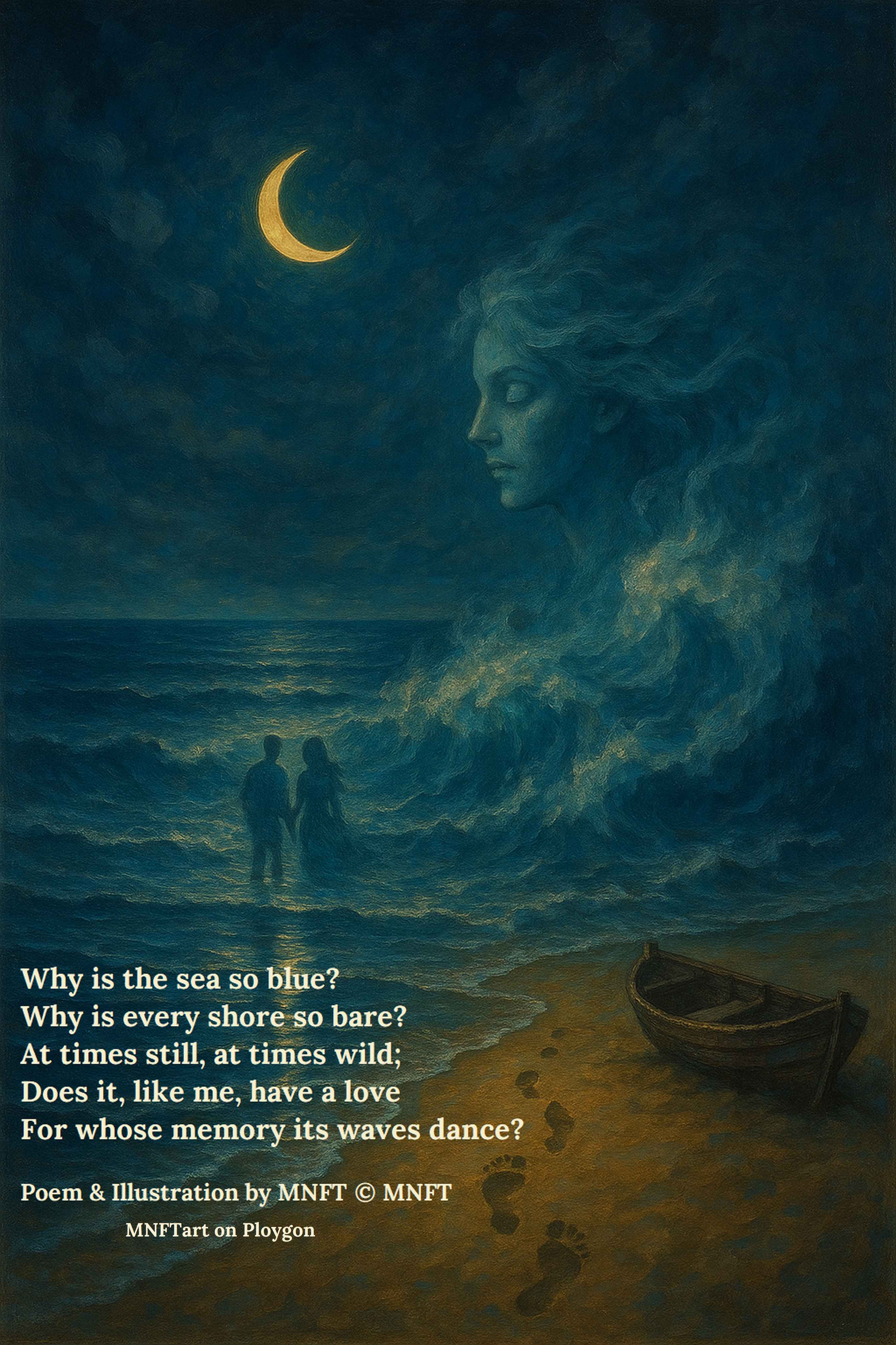 Why is the sea so blue - MNFTart